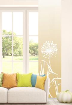 Flächenvorhang Allium 24 gold   Vorhänge